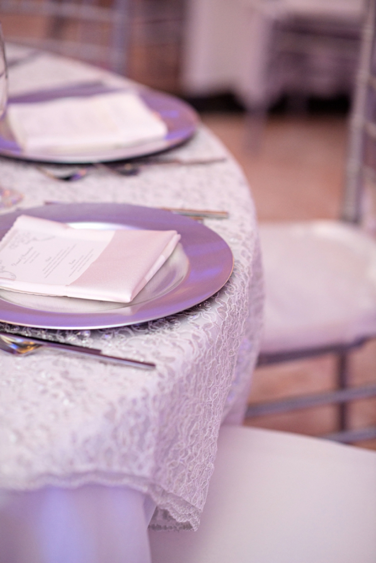 Chic Classic Silver and White Wedding via TheELD.com