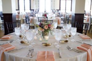 Modern Elegant Peach and Navy Maine Wedding | Every Last 