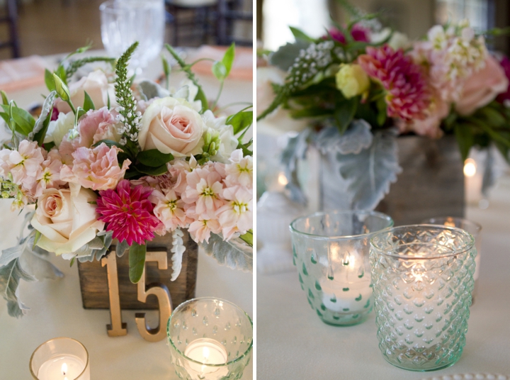 Modern Elegant Peach and Navy Maine Wedding via TheELD.com