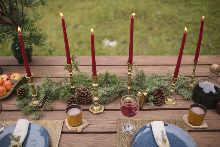 Cozy and Rustic Winter Wedding Inspiration via TheELD.com