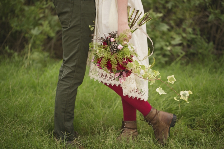 Cozy and Rustic Winter Wedding Inspiration via TheELD.com