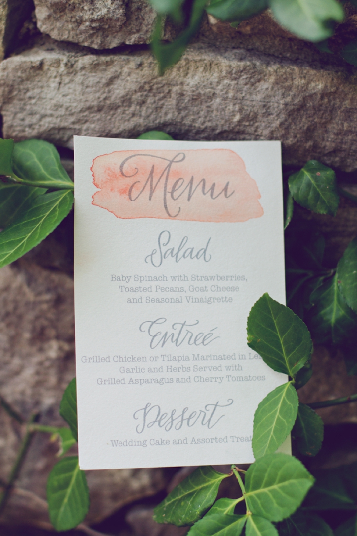 Denim and Watercolor Wedding Ideas via TheELD.com