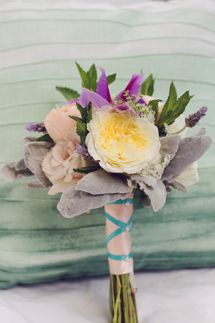 Denim and Watercolor Wedding Ideas via TheELD.com