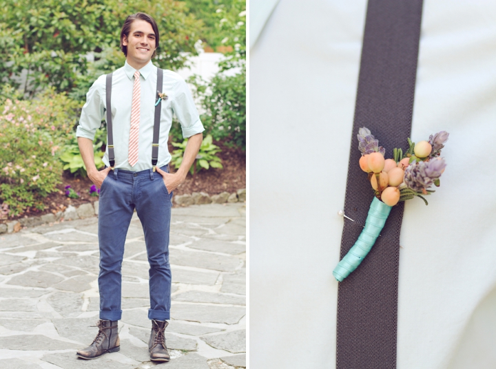 Denim and Watercolor Wedding Ideas via TheELD.com