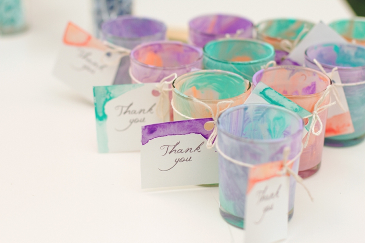 Denim and Watercolor Wedding Ideas via TheELD.com