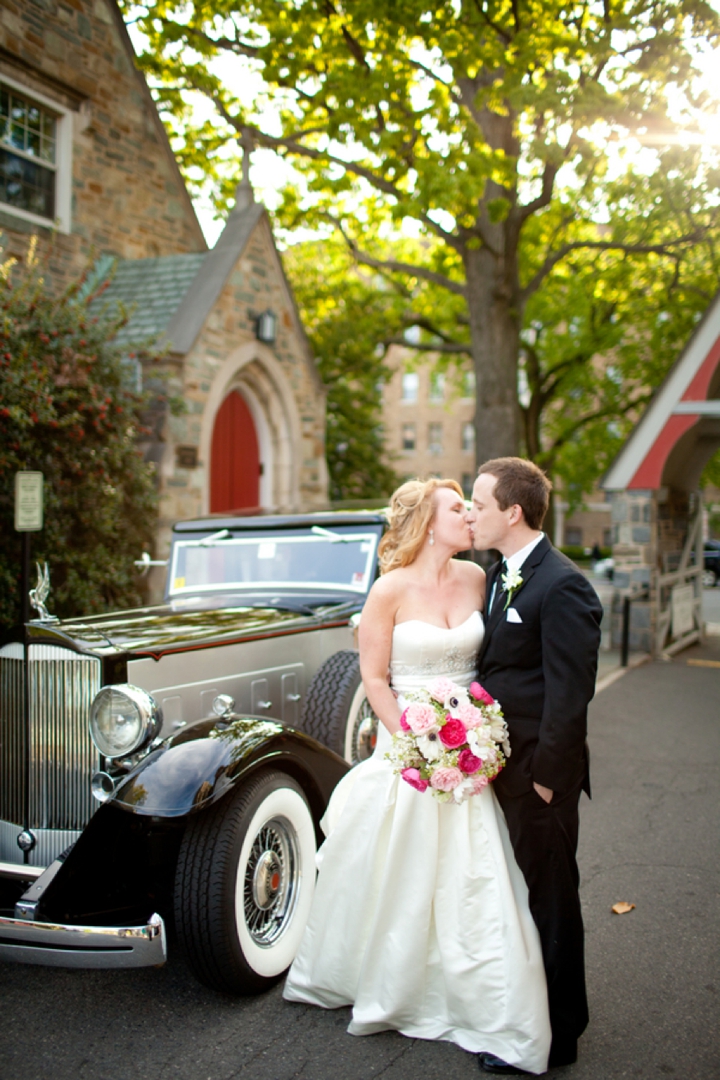 Elegant Pink & Green Washington DC Wedding  via TheELD.com
