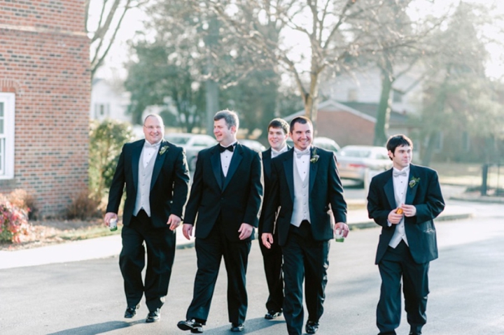 Purple and Silver North Carolina Winter Wedding via TheELD.com