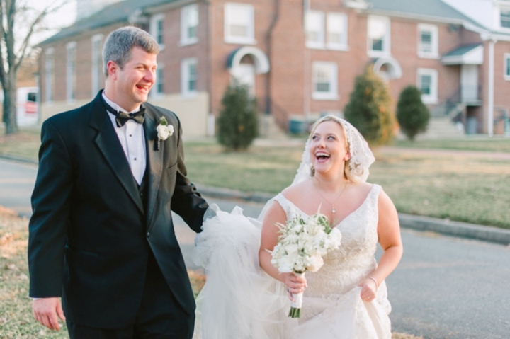 Purple and Silver North Carolina Winter Wedding via TheELD.com