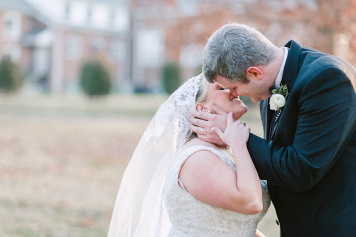 Purple and Silver North Carolina Winter Wedding via TheELD.com