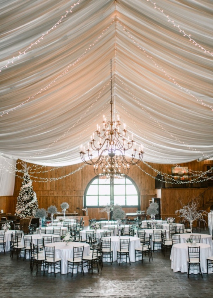 Purple and Silver North Carolina Winter Wedding via TheELD.com