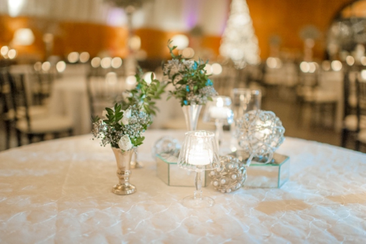 Purple and Silver North Carolina Winter Wedding via TheELD.com