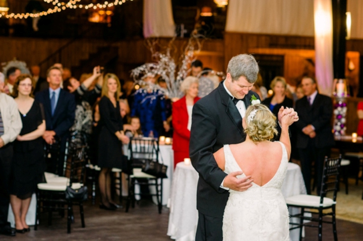 Purple and Silver North Carolina Winter Wedding via TheELD.com