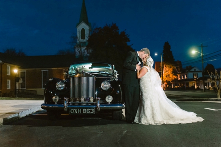 Purple and Silver North Carolina Winter Wedding via TheELD.com