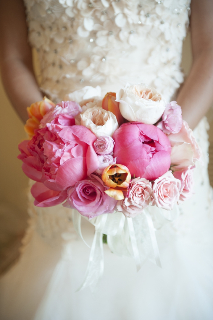 A Southern Elegant Coral and Pink Wedding via TheELD.com