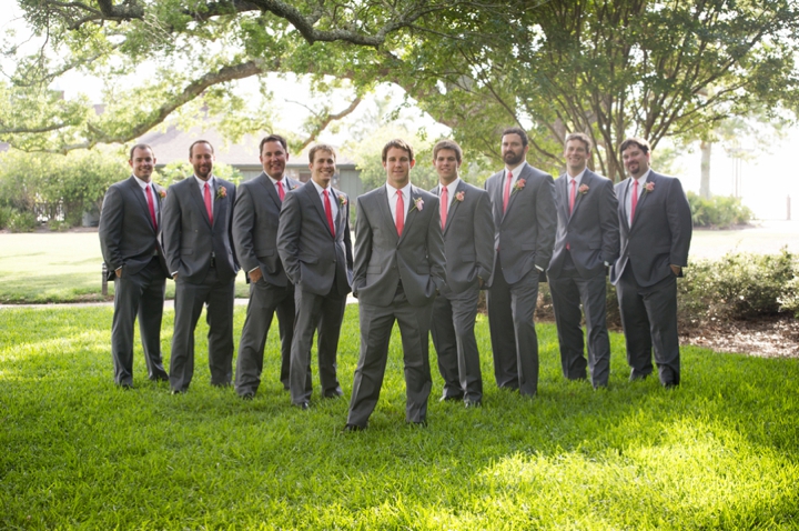 A Southern Elegant Coral and Pink Wedding via TheELD.com