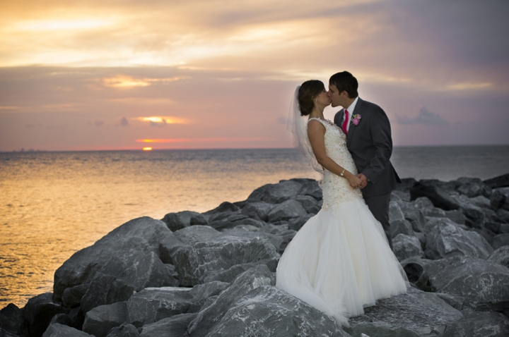 A Southern Elegant Coral and Pink Wedding via TheELD.com