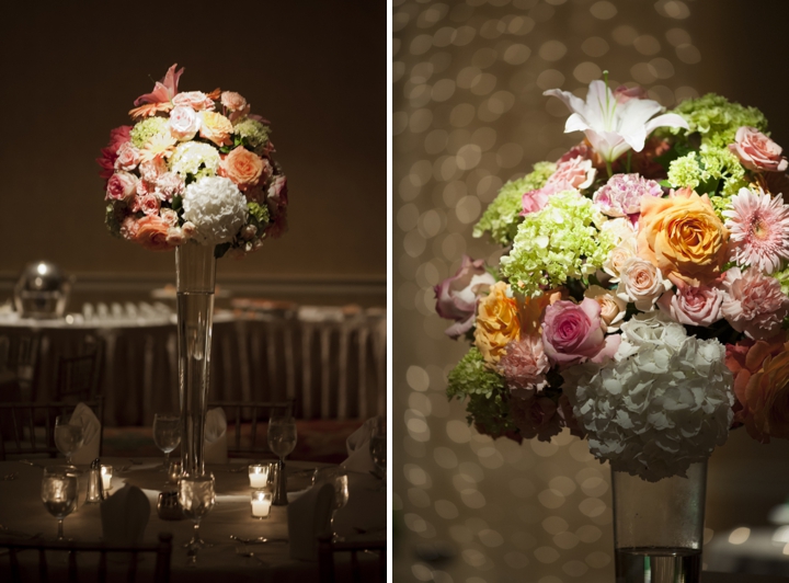 A Southern Elegant Coral and Pink Wedding via TheELD.com