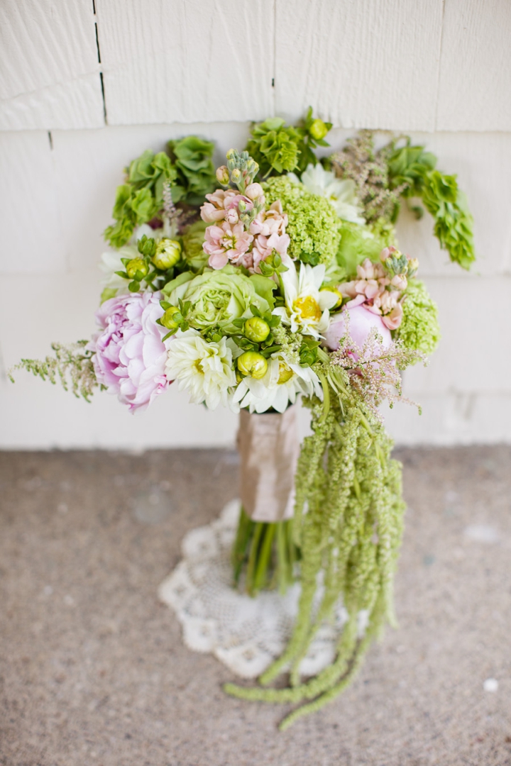 Vintage Eclectic Green Wedding Ideas via TheELD.com