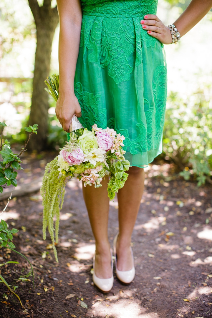 Vintage Eclectic Green Wedding Ideas via TheELD.com