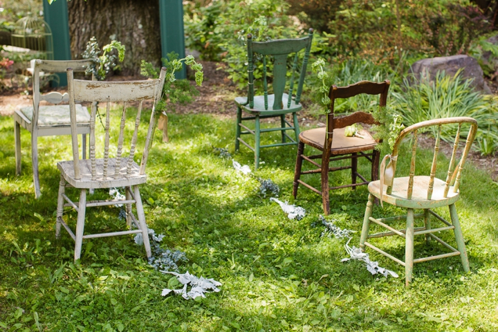 Vintage Eclectic Green Wedding Ideas via TheELD.com