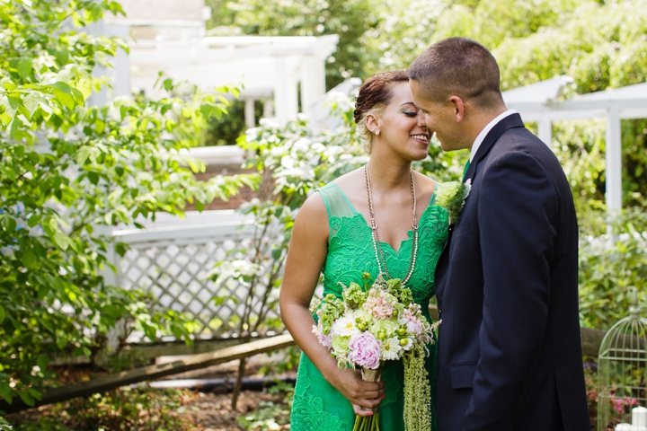 Vintage Eclectic Green Wedding Ideas via TheELD.com