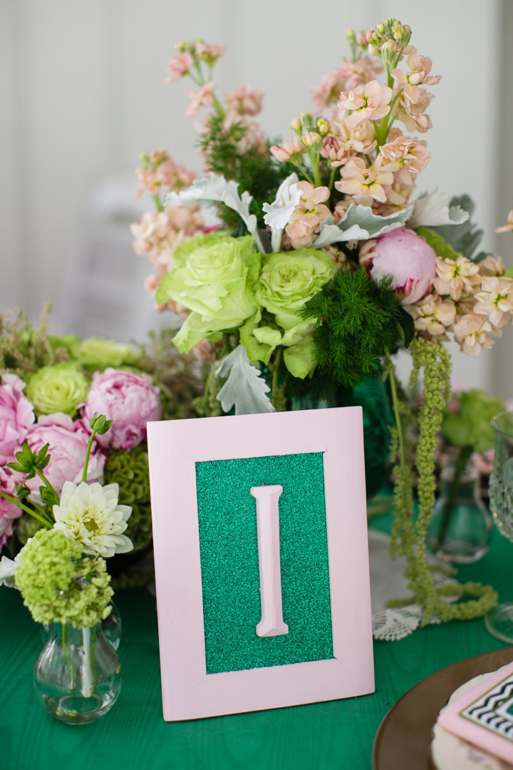 Vintage Eclectic Green Wedding Ideas via TheELD.com