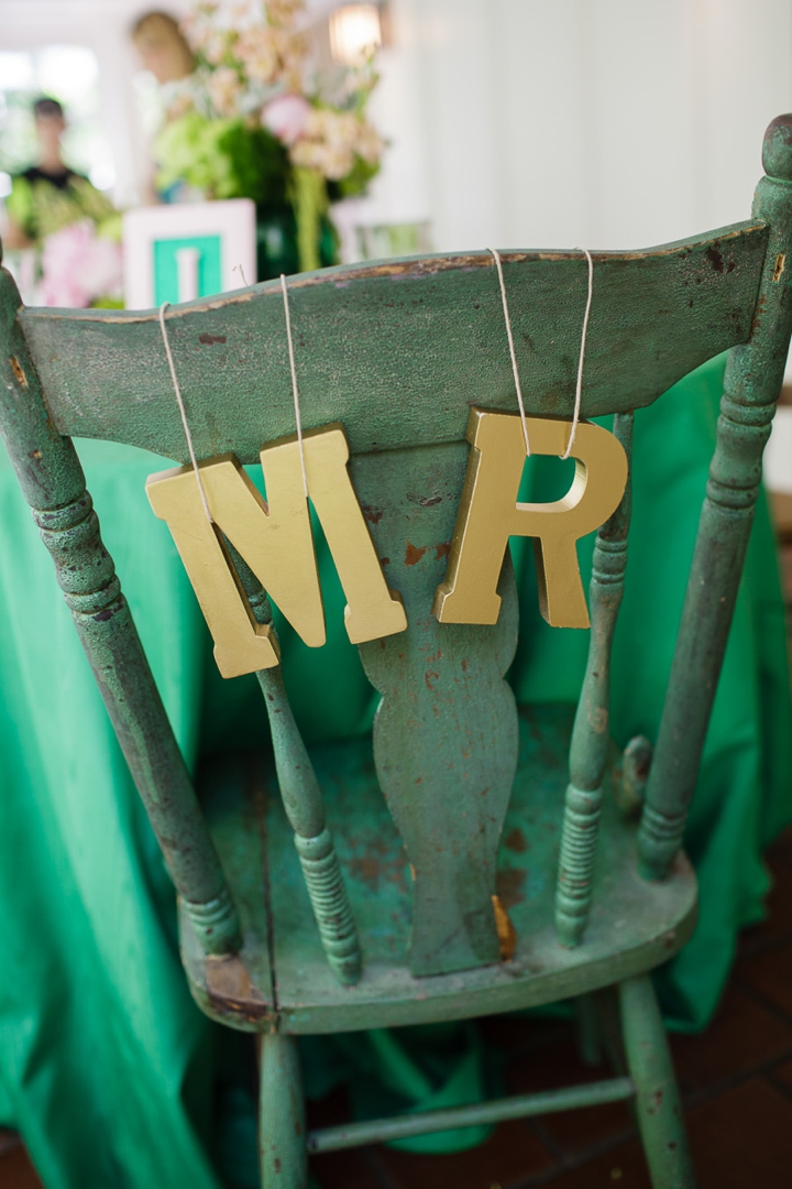 Vintage Eclectic Green Wedding Ideas via TheELD.com