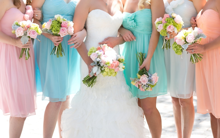 Florida Rustic Vintage Pastel Wedding via TheELD.com