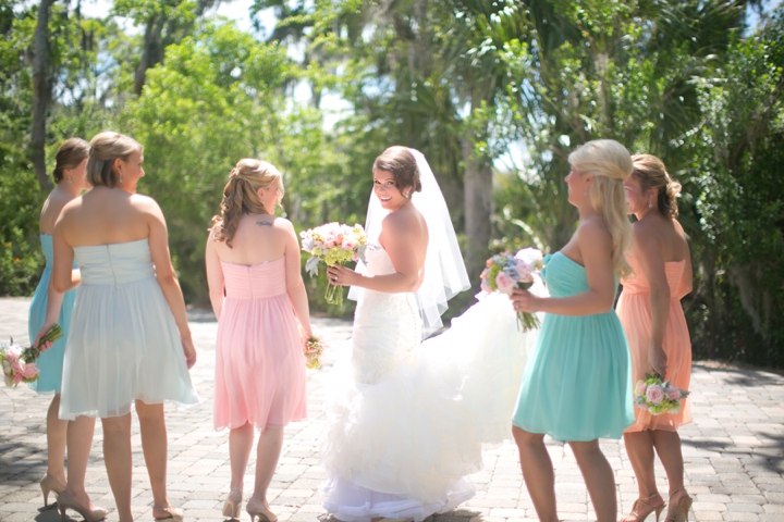 Florida Rustic Vintage Pastel Wedding via TheELD.com