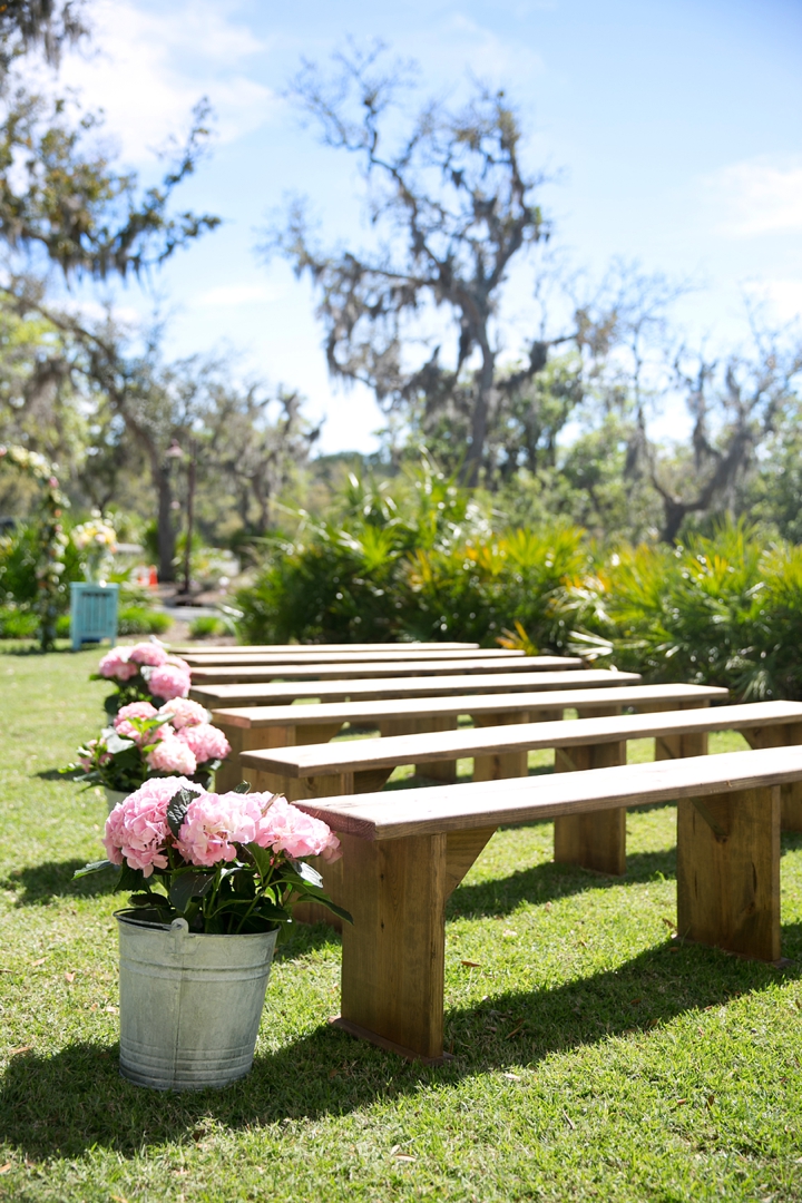 Florida Rustic Vintage Pastel Wedding via TheELD.com