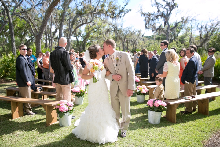 Florida Rustic Vintage Pastel Wedding via TheELD.com