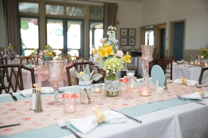 Florida Rustic Vintage Pastel Wedding via TheELD.com