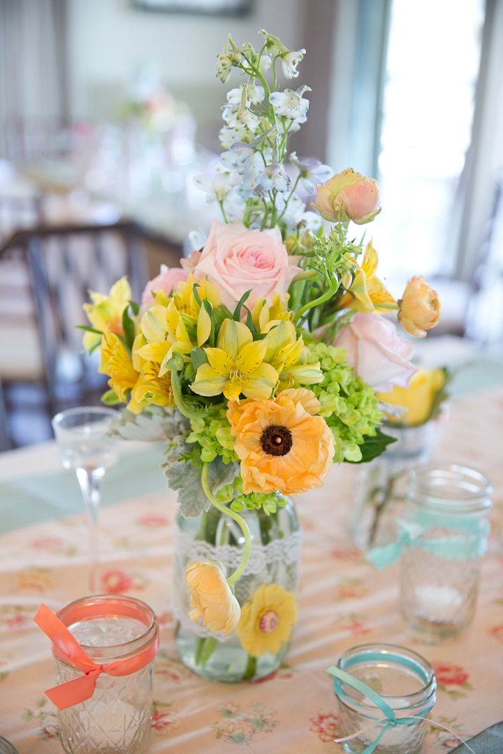 Florida Rustic Vintage Pastel Wedding via TheELD.com