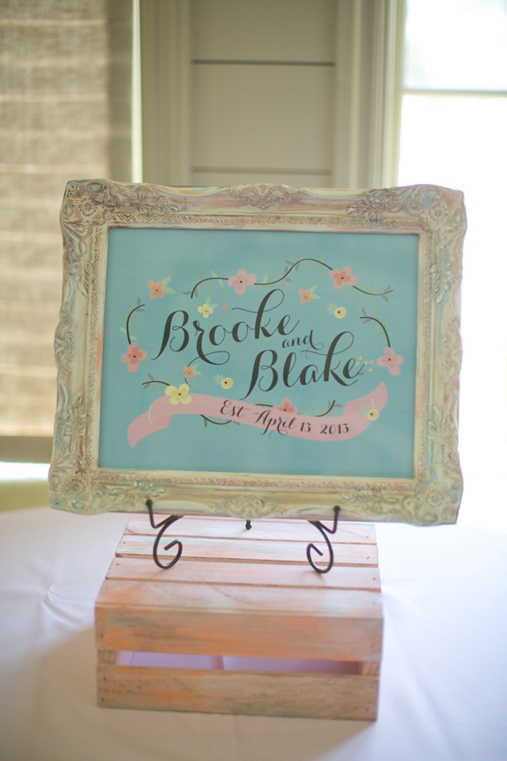 Florida Rustic Vintage Pastel Wedding via TheELD.com