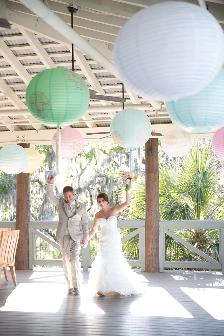 Florida Rustic Vintage Pastel Wedding via TheELD.com