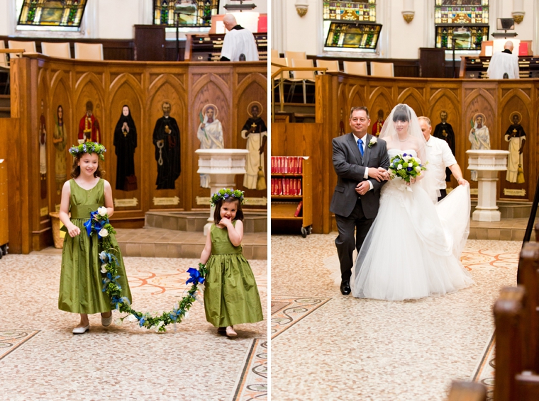 A Blue and Green Literature Themed Wedding via TheELD.com
