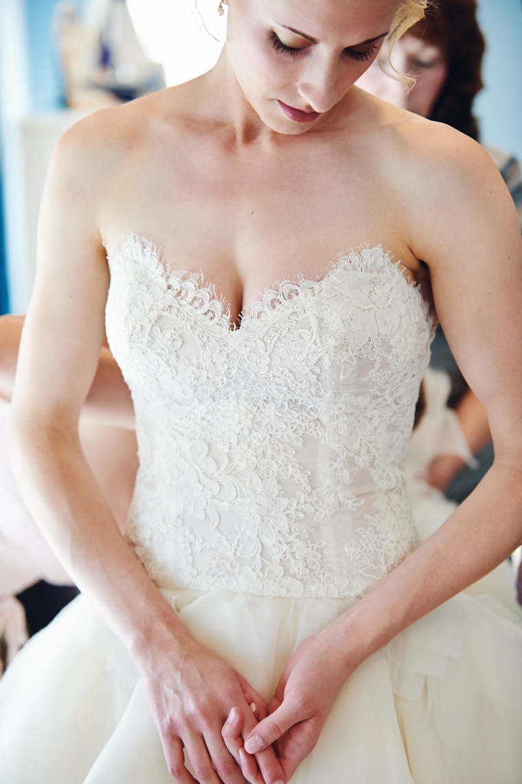 An Intimate Blush Pink Vintage Chic Wedding via TheELD.com