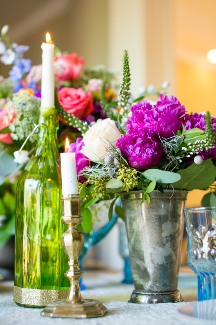 Eclectic Jewel Toned Wedding Inspiration via TheELD.com