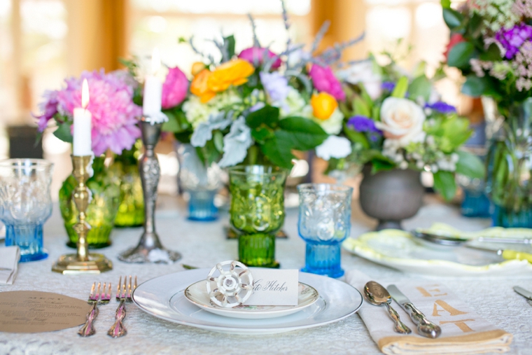 Eclectic Jewel Toned Wedding Inspiration via TheELD.com