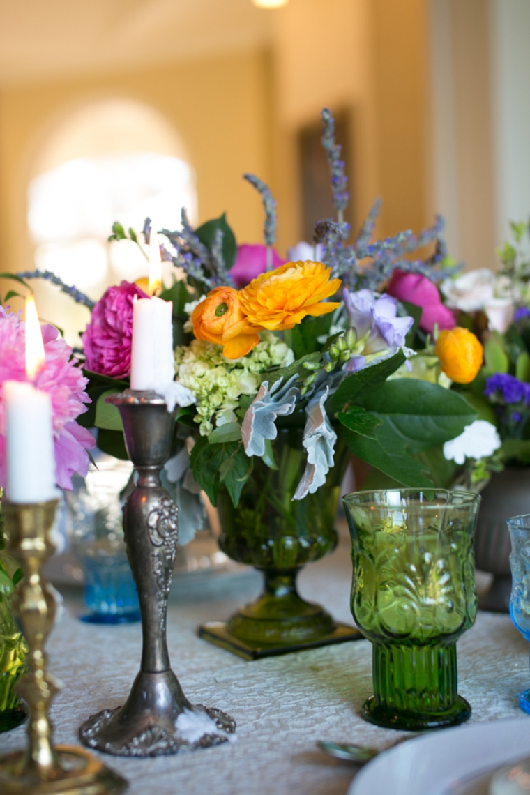 Eclectic Jewel Toned Wedding Inspiration via TheELD.com