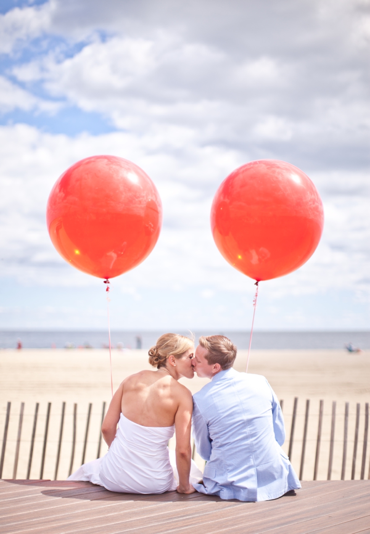 Blue, Aqua & Red Carnival Themed Wedding via TheELD.com