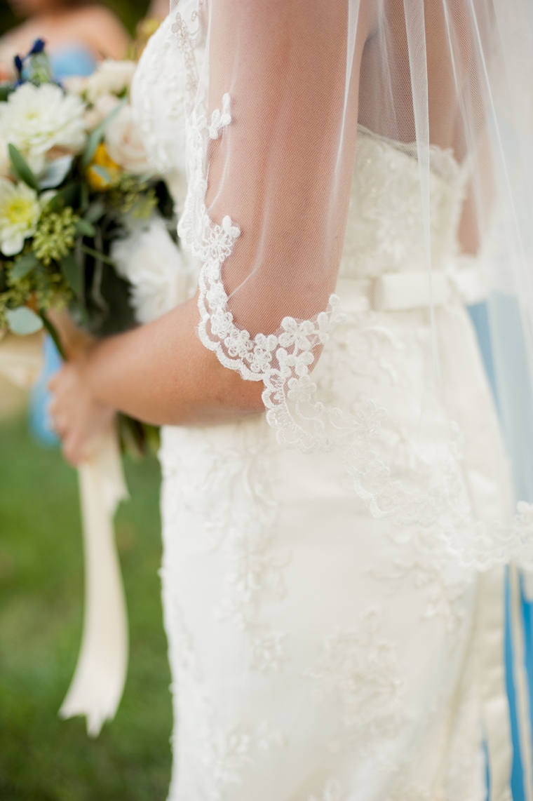 Orange & Cornflower Blue Tennessee Wedding via TheELD.com