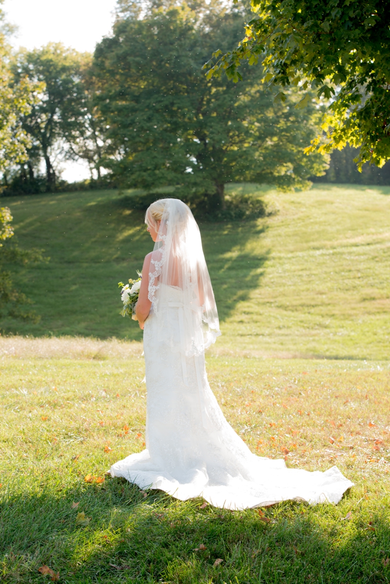 Orange & Cornflower Blue Tennessee Wedding via TheELD.com