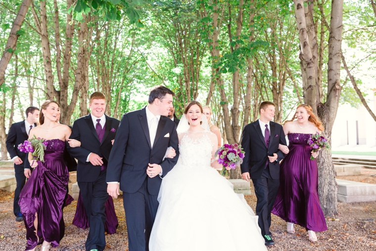 Purple & Chic Nature Inspired Wedding via TheELD.com