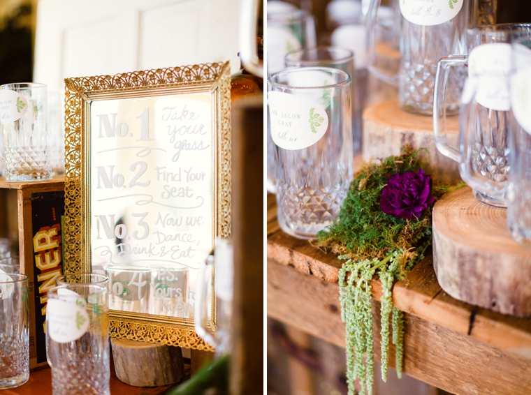 Purple & Chic Nature Inspired Wedding via TheELD.com