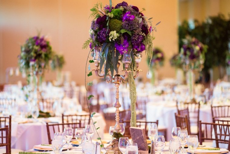 Purple & Chic Nature Inspired Wedding via TheELD.com