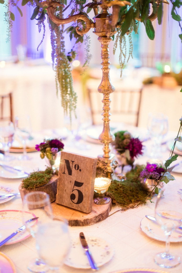 Purple & Chic Nature Inspired Wedding via TheELD.com