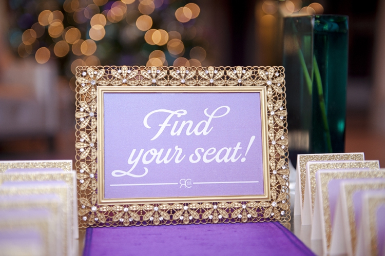 New Years Radiant Orchid Wedding Inspiration via TheELD.com