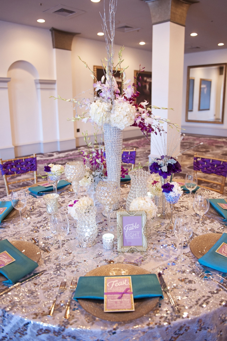 New Years Radiant Orchid Wedding Inspiration via TheELD.com