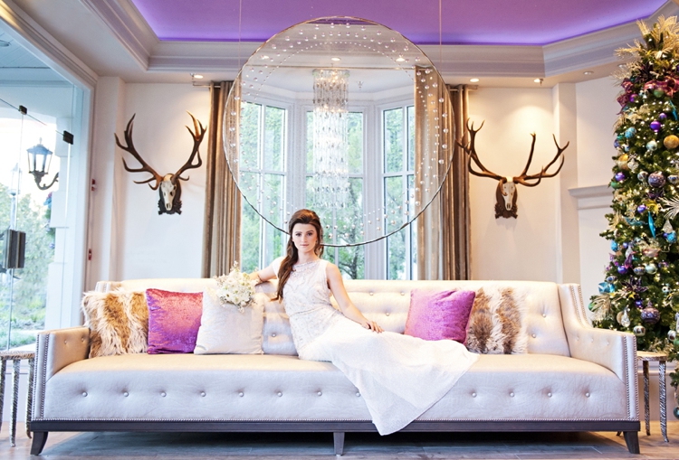 New Years Radiant Orchid Wedding Inspiration via TheELD.com